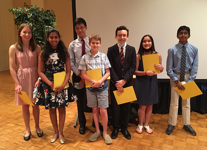 laprep students pose in the uc ballroom