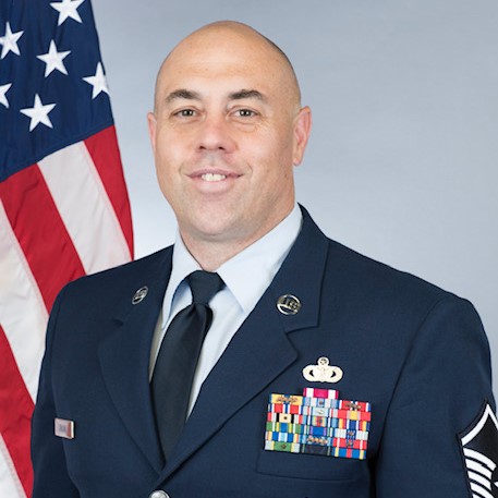 master sergeant dennis zanoni, air force global strike command in full military attire